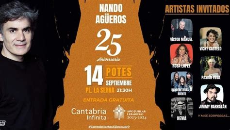 Nando Agüeros celebra su 25 aniversario con un concierto junto a