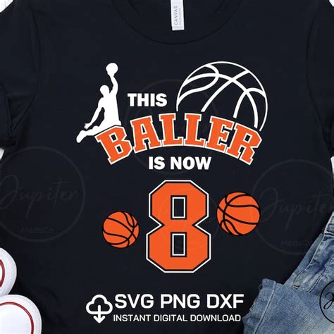 The Baller Birthday Svg Etsy