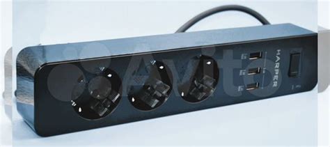 Удлинитель с USB Harper UCH-315 Black купить в Москве | Электроника | Авито