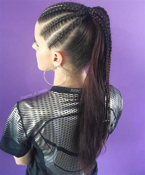 Braided Ponytail Hairstyles 40 Cute Ponytails With Braids Braided