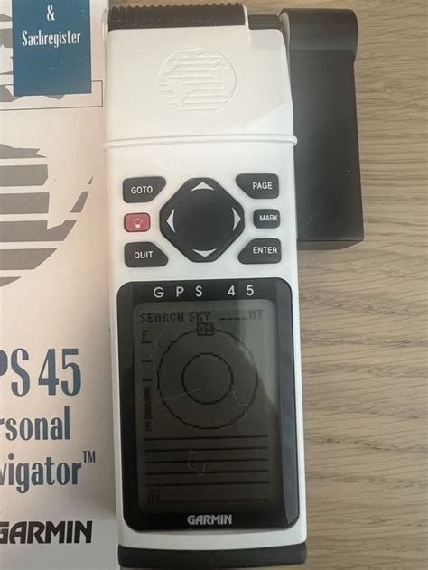 Vintage Garmin Gps 45 Von 1995 Komplett Inkl Originalanleit Kaufen Auf Ricardo