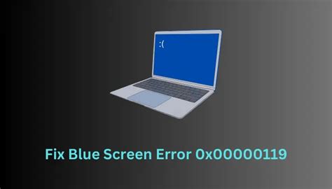 Cómo solucionar el error de pantalla azul 0x00000119 en Windows TWCB ES