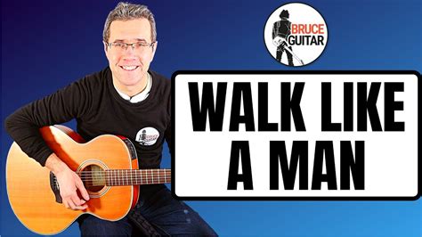 Bruce Springsteen Walk Like A Man Guitar Lesson Youtube