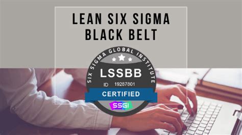 Lean Six Sigma Black Belt Certification And Online Training Ssgi