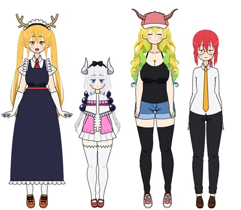 Miss Kobayashis Dragon Maid Kisekae Exports By Kimitsuki On Deviantart
