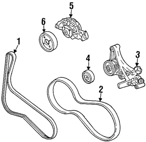 1994 1997 Gm Serpentine Belt 19244956 Oem Gm Parts