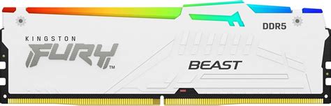 Kingston Fury Beast RGB White DDR5 5600MHz 32GB ECC KF556C40BWA 32