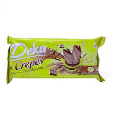 Jual Deka Crepes Choco Banana Wafer G Shopee Indonesia