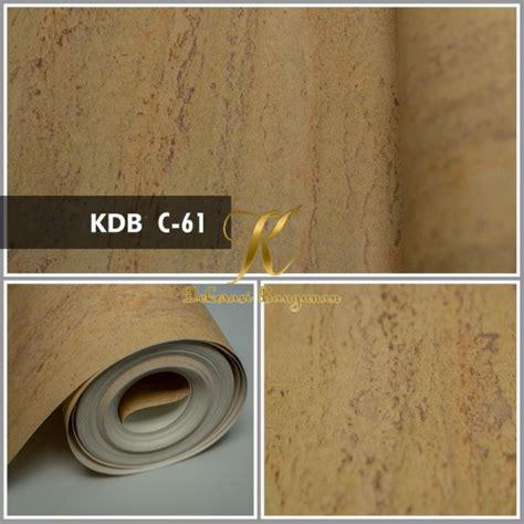 Jual Wallpaper Dinding Polos Vinyl Motif Kulit Kayu Tekstur Timbul