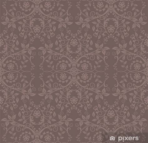 Plush Blanket Seamless Cocoa Floral Wallpaper Pixers Uk