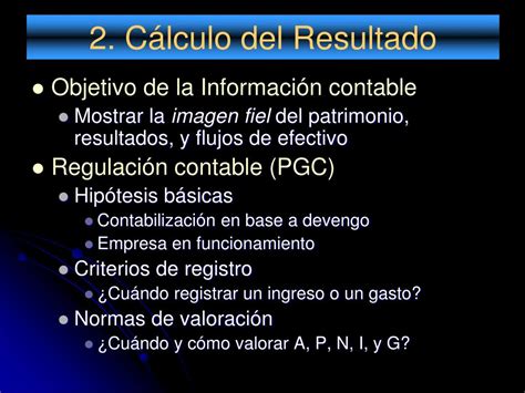 PPT Tema 5 Cálculo del Resultado PowerPoint Presentation free