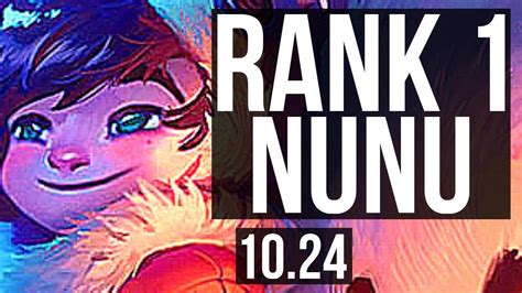 Nunu And Willump Vs Graves Jungle Rank 1 Nunu 3014 Kr Challenger