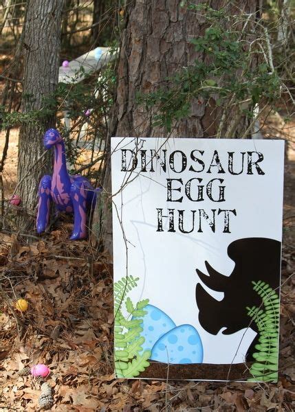 Dinosaur Egg Hunt Party Game Dinosaur Birthday Party Ideas