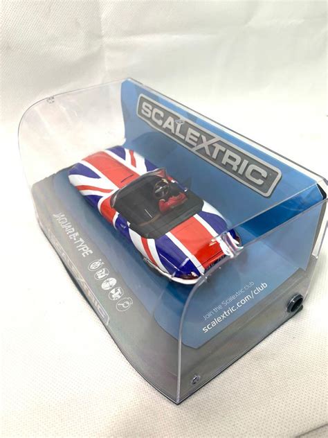 Scalextric Jaguar E Type Union Jack Race Car Hobbies Toys Toys