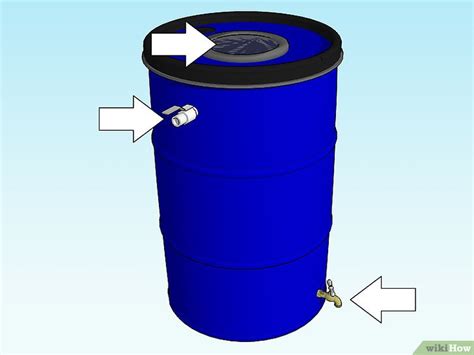 Comment fabriquer un baril de récupération d eau de pluie