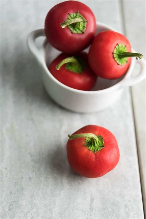 Pimento Pepperscherry Peppers Pepper Bowl