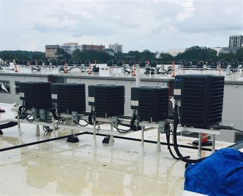 Air Conditioner Condenser On Roof Miami Tech Inc Condenser Stands