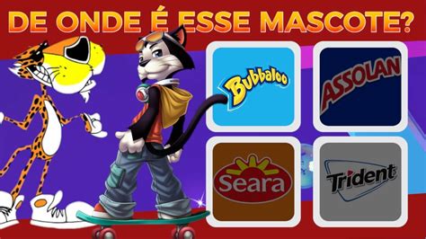 De Onde Esse Mascote Voc Conhece Os Mascotes Apenas Das Pessoas