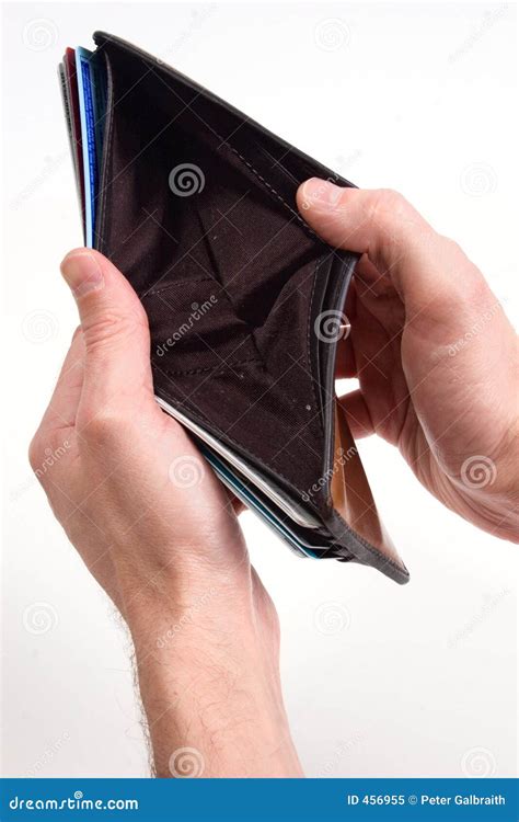 Empty Wallet Stock Image Image Of Business Spending Look 456955