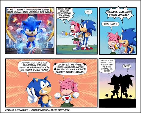 Histórias Em Quadrinhos Do Sonic - Cartoon do Nem - Histórias em Quadrinhos do Sonic: Tirinha do Sonic ...