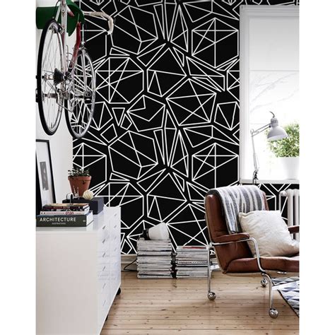 Black and White Geometry Wallpaper