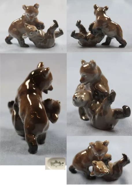 BRAUNBÄR BÄR FIGUR Rosenthal porzellanfigur Porzellan bear figurine