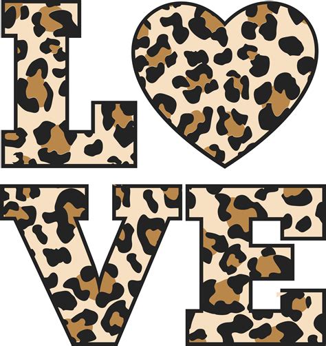 Love Leopard Valentine Svg File In 2021 Valentines Svg Red Cheetah Print Wallpaper Valentine