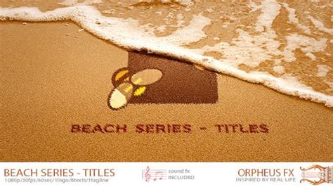 Beach Series Titles Titles Ft Orpheus And Beach Logo Envato