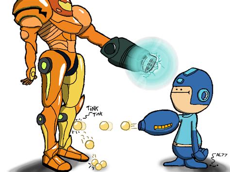 Colors Live Samus Vs Mega Man By Akalink77