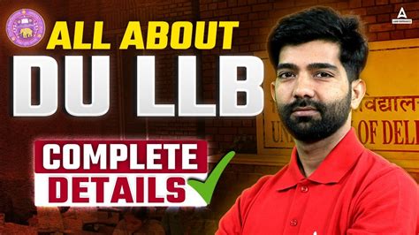 All About Du Llb Entrance Exam 2025 Du Llb Eligibility Fee Exam