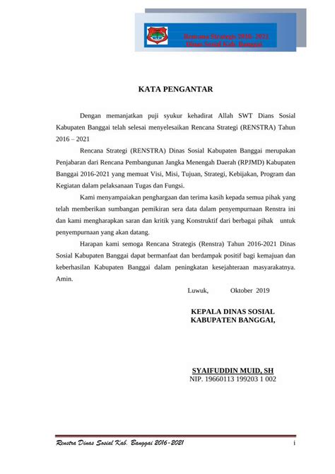 Pdf Kata Pengantar Esakip Banggaikab Go Idesakip Banggaikab Go Id