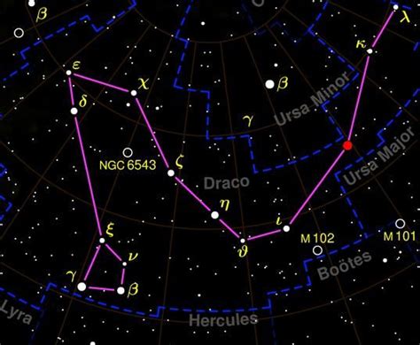 Draco Constellation Facts About The Dragon Draco Constellation