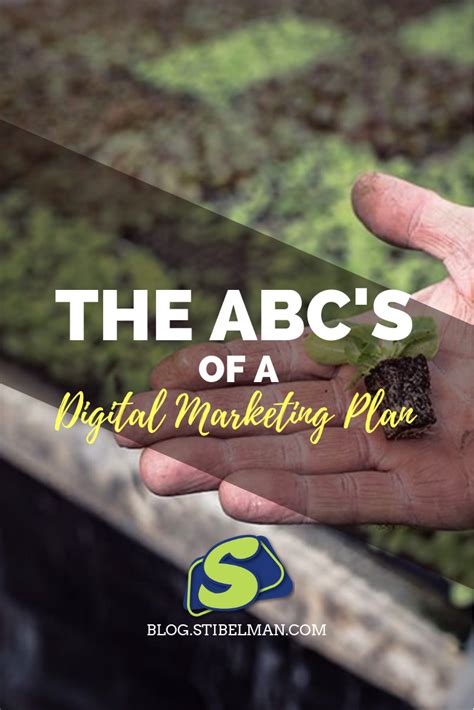 The Abcs Of A Digital Marketing Plan Shay Stibelman The Blog