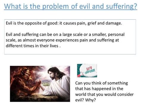 The Problem Of Evil And Suffering In Christianity Teaching Resources