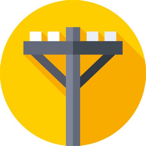 Poste Electrico Iconos Gratis De Industria