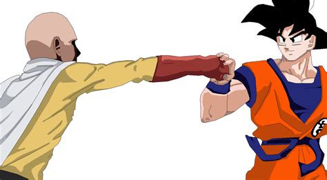 Saitama vs Goku by anzyz on DeviantArt