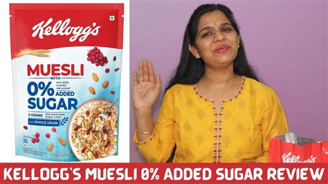 Kellogg S Muesli 0 Added Sugar Review YouTube