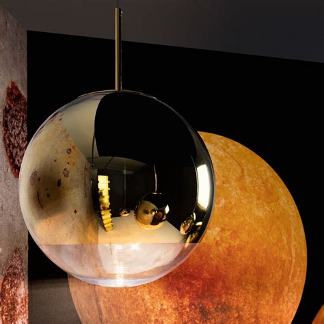 Tom Dixon Mirror Ball Led H Ngelampe Cm Gold Lampenwelt At