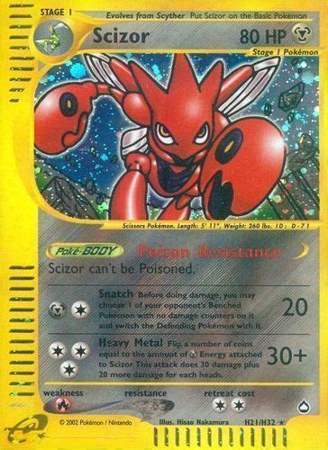 Pokemon Scizor Card