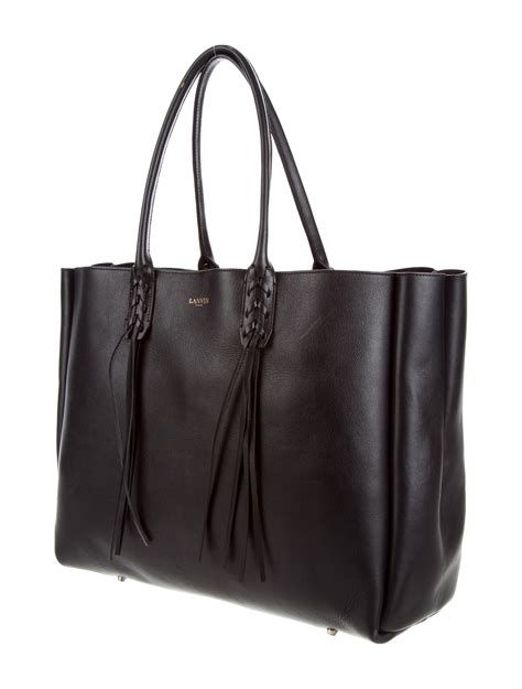 Lanvin Extra Large Shopper Tote Handbags Lan63096 The Realreal