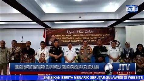 Rampungkan Rekapitulasi Tingkat Kabupaten Ketua Kpu Tana Toraja