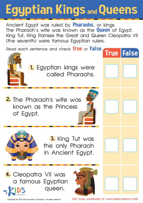 Ancient Egypt Worksheets