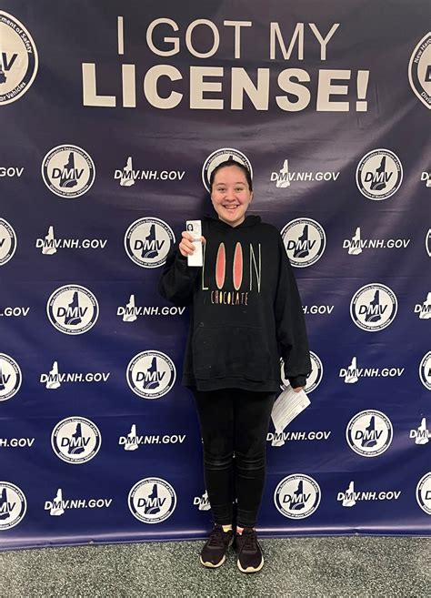 New Hampshire Dmv On Twitter Congratulations To Emily On Receiving