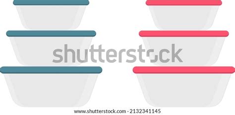 Plastic Containers Illustration Vector On White Stock Vector Royalty Free 2132341145