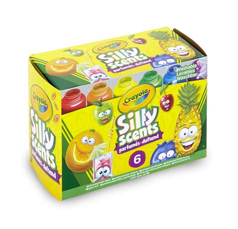 Crayola Silly Scents Washable Kids Paint Scented Paint 6count