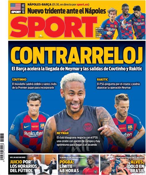 Sport España Miércoles 7 De Agosto De 2019 Infobae