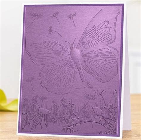 Crafters Companion Gemini 5 X 7 3d Embossing Folder Grande Butterfly