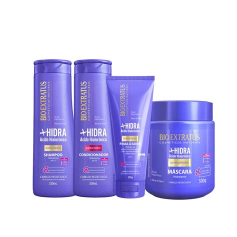 Kit Bio Extratus Mais Hidra Shampoo cond fin más 500g Shopee Brasil