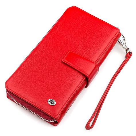 ᐉ Кошелек женский из натуральной кожи ST Leather 18456 SТ228 Красный