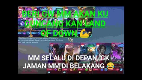 Mobile Legend Solo Rank Pake Ini Hero Di Jamin Auto Mytic Guys Youtube